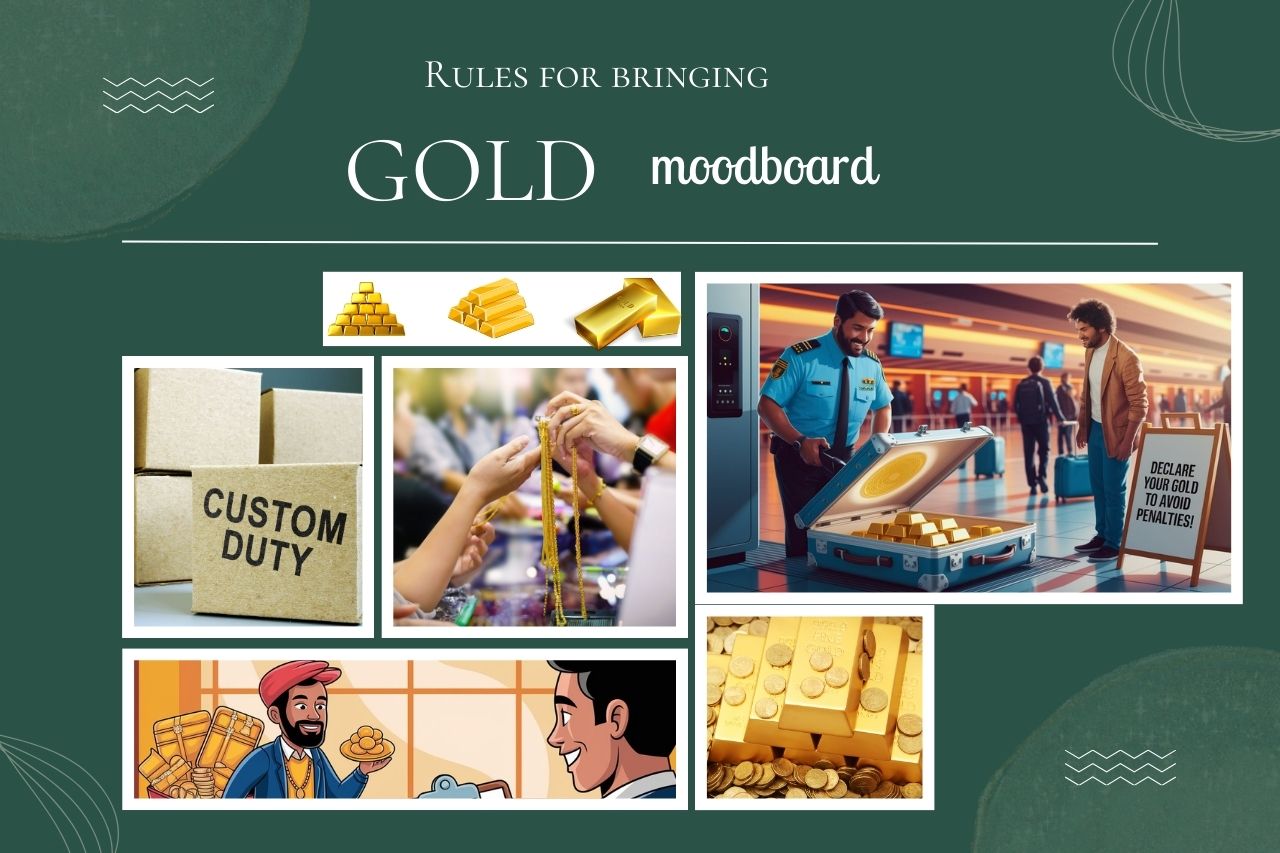 Rules for bringing gold from abroad to India!