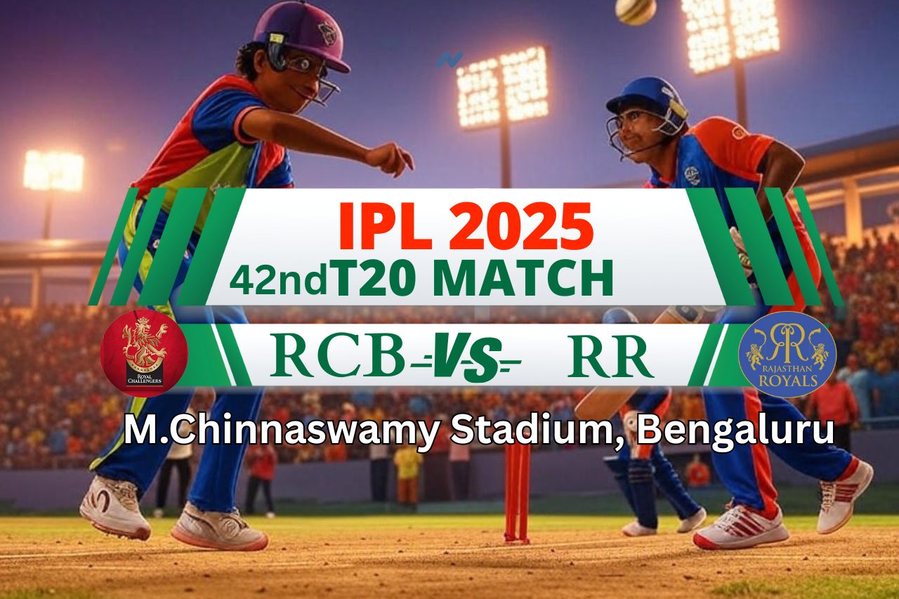 IPL 2025 RCB vs RR T20 Match