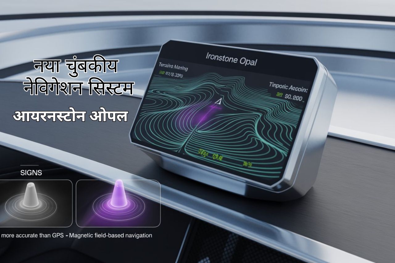 GPS fraud ends Ironstone Opal New magnetic navigation system is 50 times more accurate!