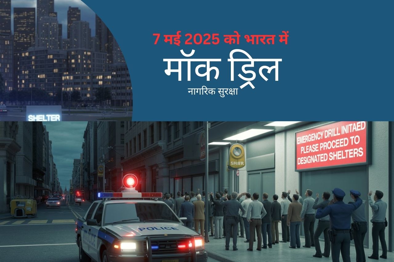 Mock drill in India on 7 May 2025